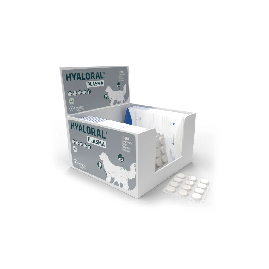 Pharmadiet Hyaloral Plasma comprimidos para perro y gato 360 comprimidos