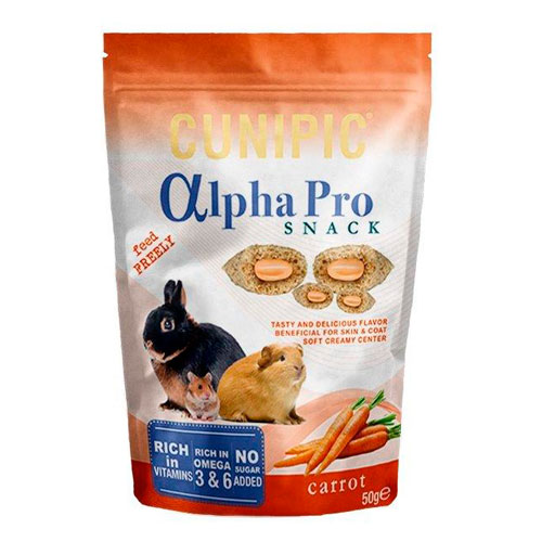 Cunipic Alpha Pro Snack Carrot snack para roedores image number null