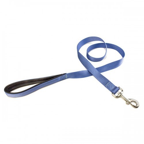 Correa de nylon liso para perros color Azul, , large image number null