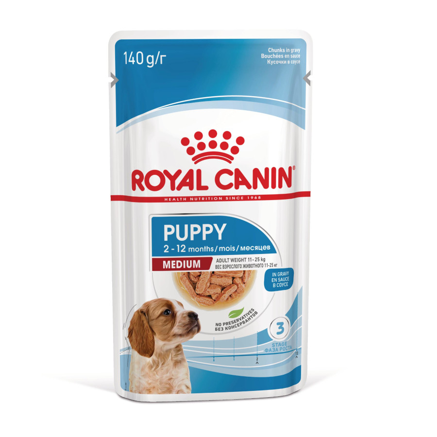 24 sobres x 140 g Royal Canin Medium Puppy Sobres ¡Pack ahorro!