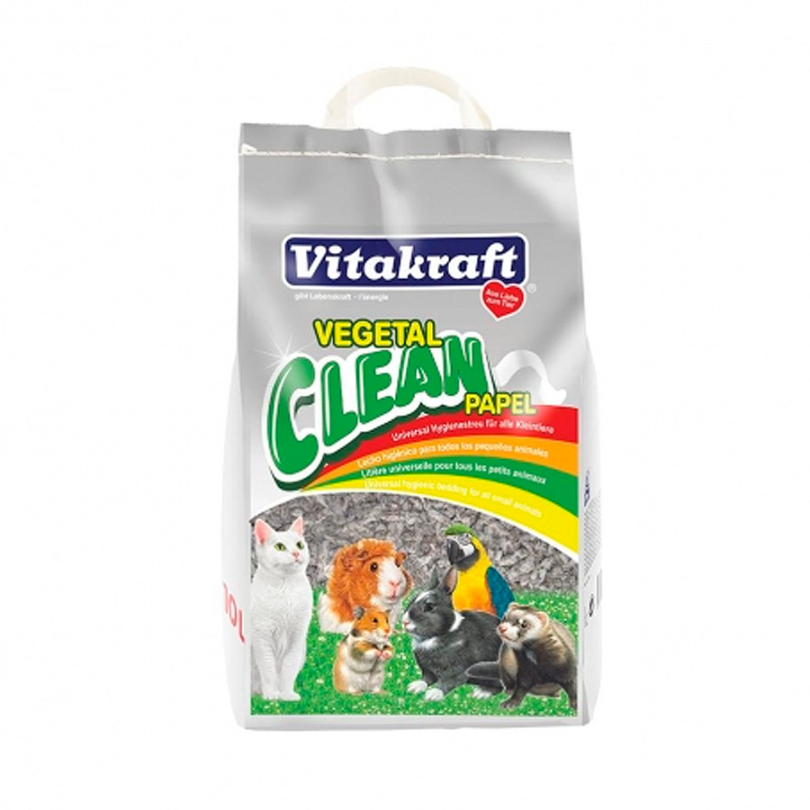 Vitakraft Vegetal Clean Papel Lecho Vegetal para animales, , large image number null