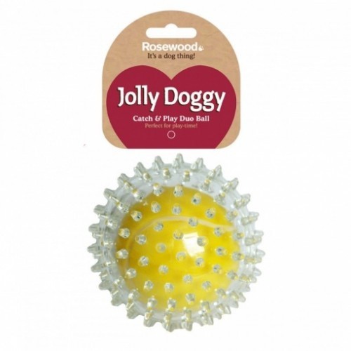 Pelota de tenis con pinchos Jolly Doggy color Amarillo, , large image number null