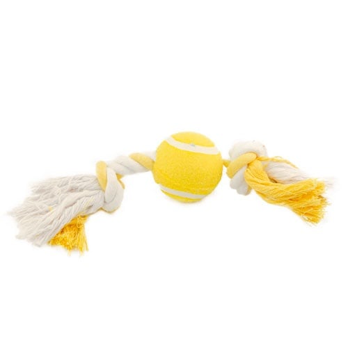 TK-Pet Pelota de Tenis con Cuerda para perros