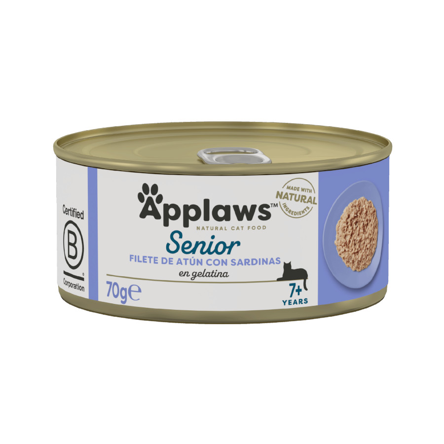 Applaws Senior Atún y Sardina lata para gatos