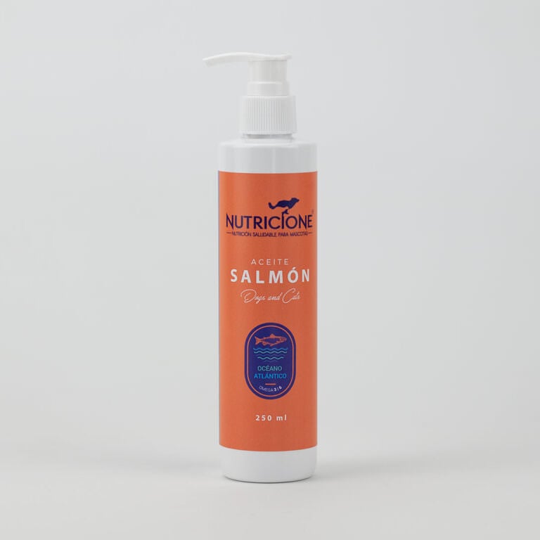 Nutricione Aceite de salmón para perros y gatos