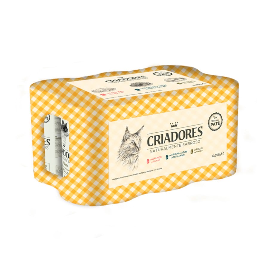 Criadores Multipack de Pollo y Pescado en lata para gatos
