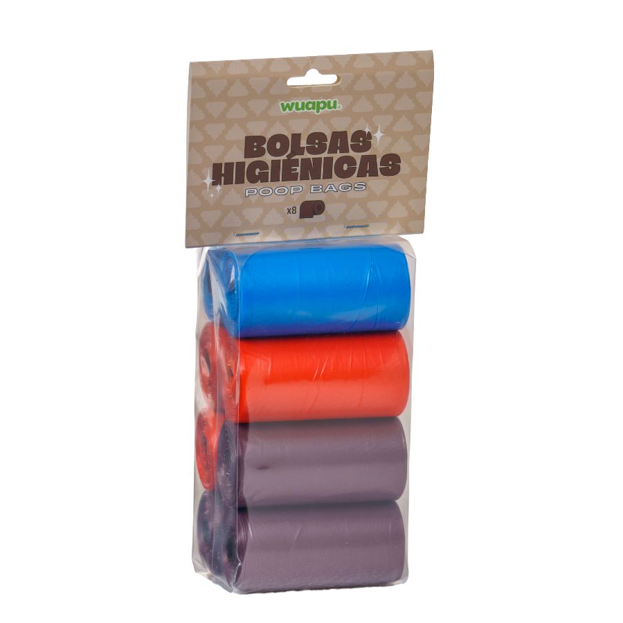 WUAPU 8 ROLLOS BOLSAS HIGIENICAS MIX