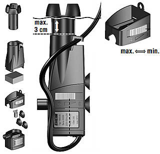 EHEIM mini skimmer de superficie Skim350 despiece