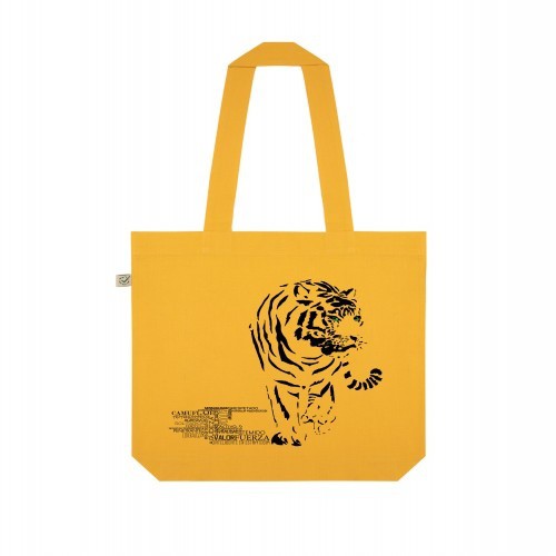 Bolsa de tela Animal Totem con tigre de color amarillo, , large image number null