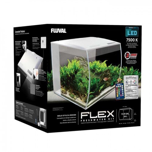 Kit de acuario FLEX para peces color Blanco, , large image number null