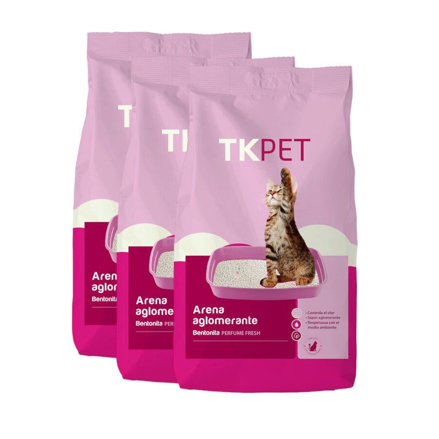 3 x 10 L TK-Pet Arena Aglomerante Fresh para gatos ¡Pack ahorro!