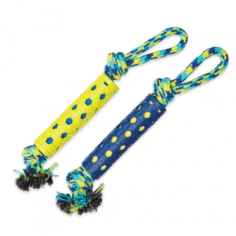 Juguete de cordón y TPR para perros  Zeus Fitness Retriever Tug, 45cm