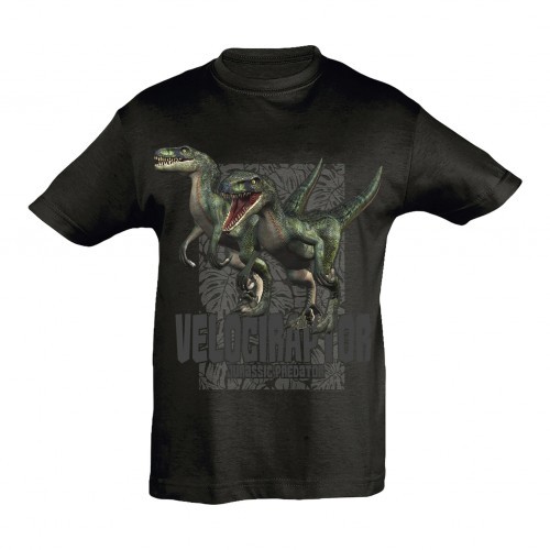 Camiseta Niño Velociraptor color Negro, , large image number null