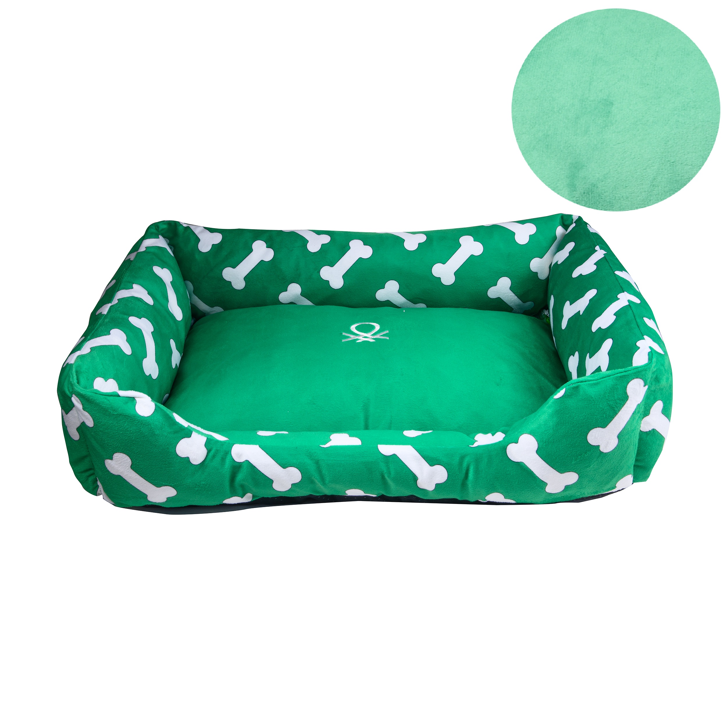 Benetton cuna Talla S invierno Verde Huesos