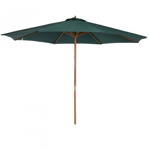 Outsunny Sombrilla parasol  para jardín color Verde