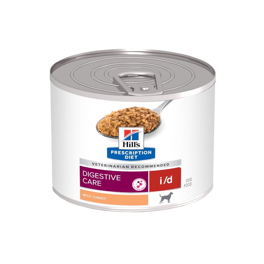 24 latas x 200 g Hill’s Prescription Diet Digestive Care i/d Pavo lata para perros ¡Pack ahorro!