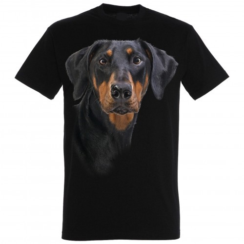 Camiseta Doberman color Negro, , large image number null