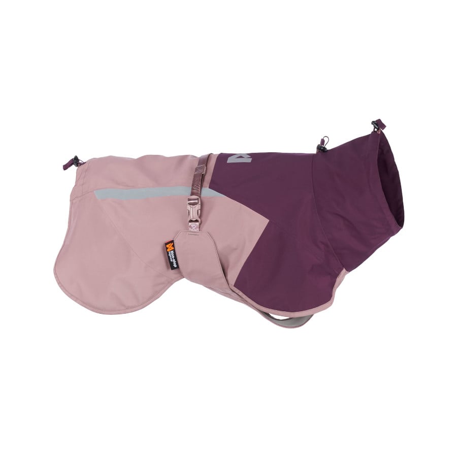 Non-stop Dogwear Chubasquero Impermeable Malva para perros