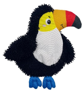 FOFOS | Peluche Tucán Sin Relleno con Sonido Crujiente - Para Perro