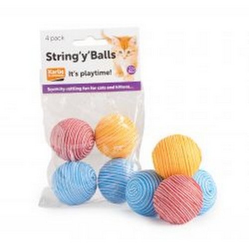 Pack de pelotas String Y Balls para gatos color Varios, , large image number null