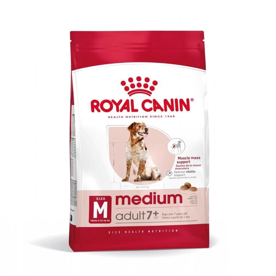 15 kg Royal Canin Medium 7+ Adult pienso para perros senior
