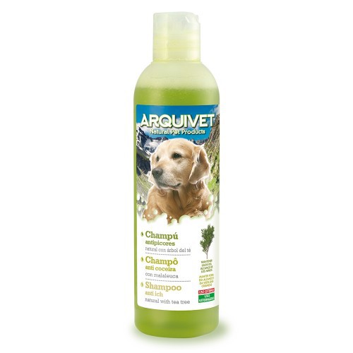 Arquivet champú natural antipicores olor neutro para perros, , large image number null