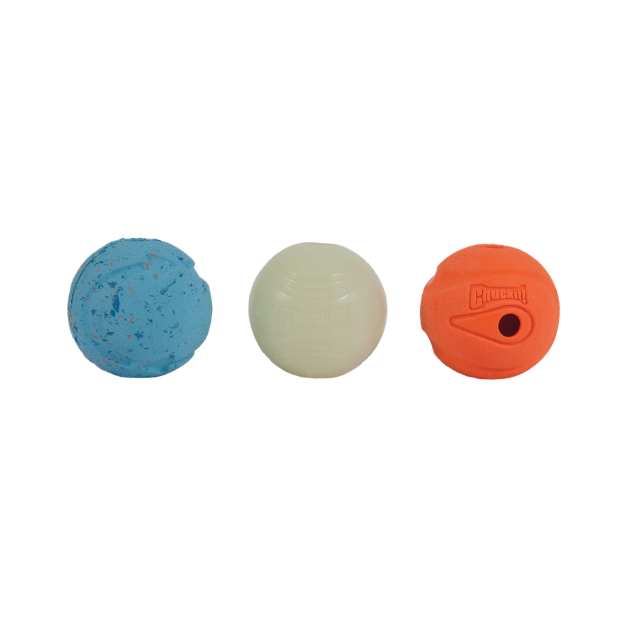 Chuckit! Fetch Medley Set de Pelotas para perros – Pack 3