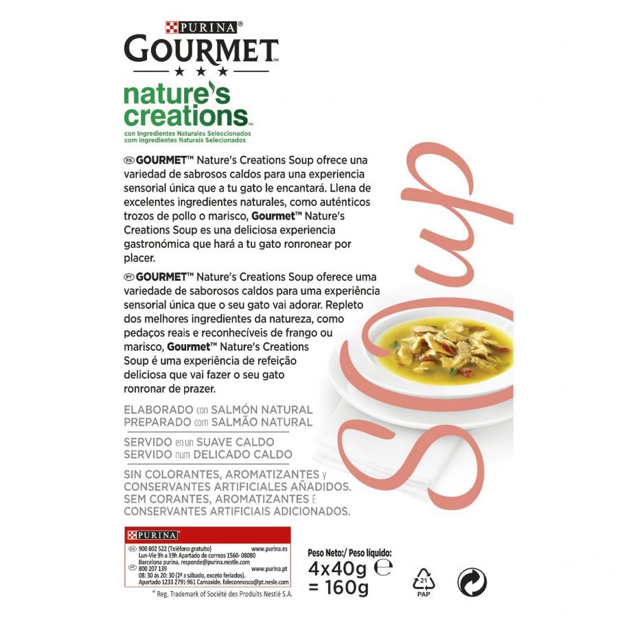 Gourmet Nature's Creations Sopa de Salmón , , large image number null
