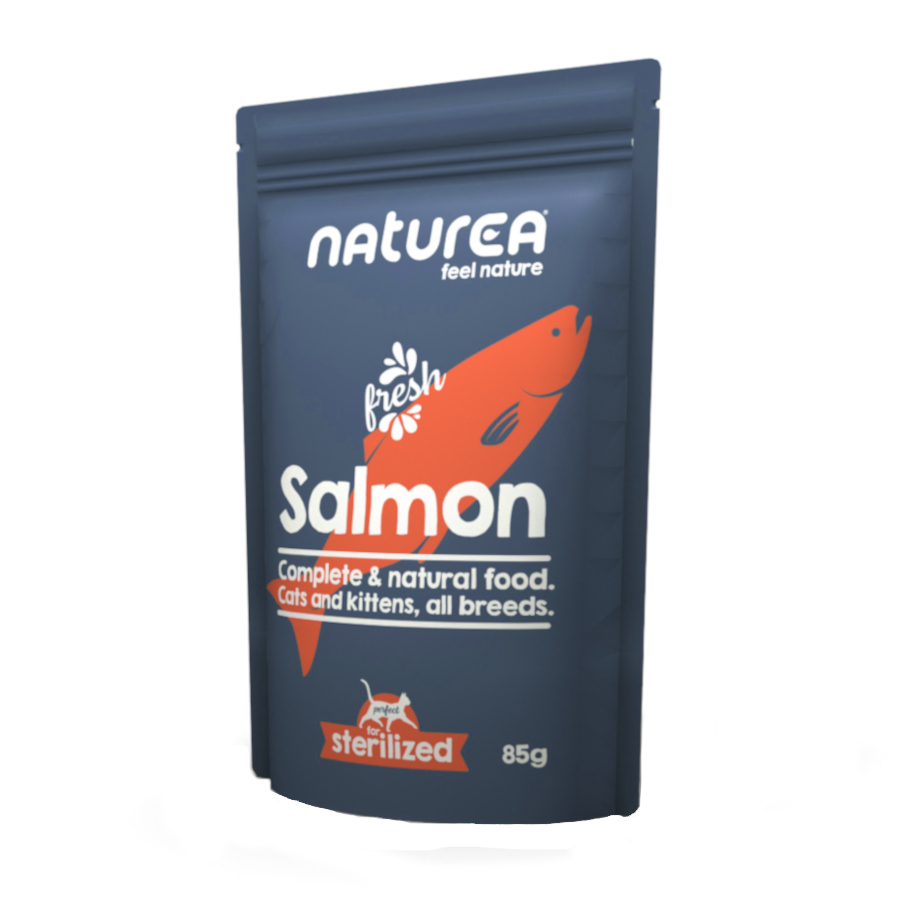 85 g Naturea Salmón Sobre para gatos