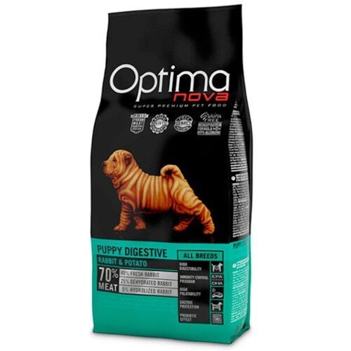 Optima Nova Puppy Digestive Conejo pienso para cachorros