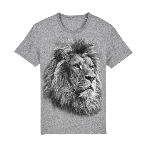 Camiseta Ralf Nature león monocromática gris, , large image number null