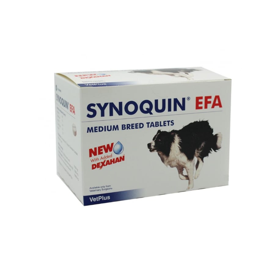 VetPlus Synoquin EFA Condroprotector para perros de razas medianas