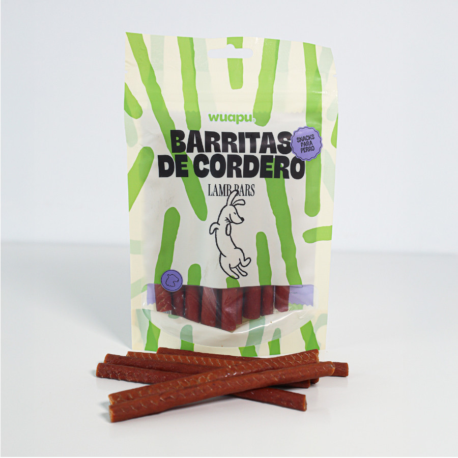 WUAPU SNACK BARRITAS CARNE DE CORDERO 100GR