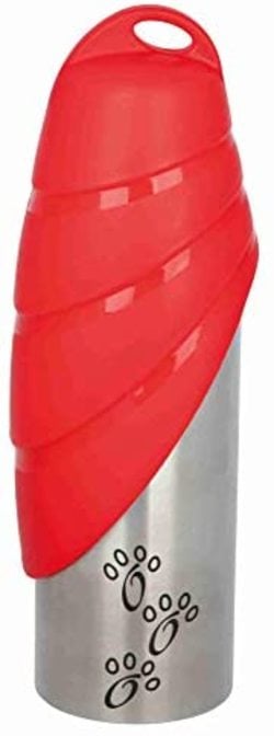 Trixie 24606 – Bebedero Viaje con Botella, 750ml, 1 unidad [colores surtidos]