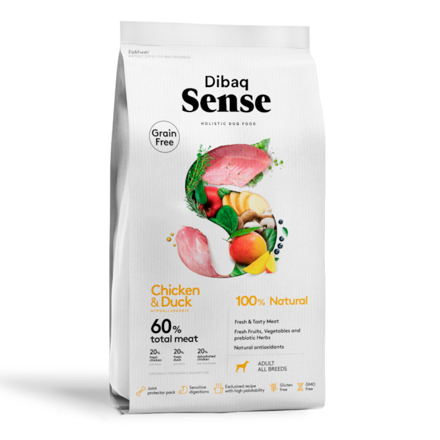 2 Kg Dibaq Sense Pienso Grain Free Pollo y Pato para perros