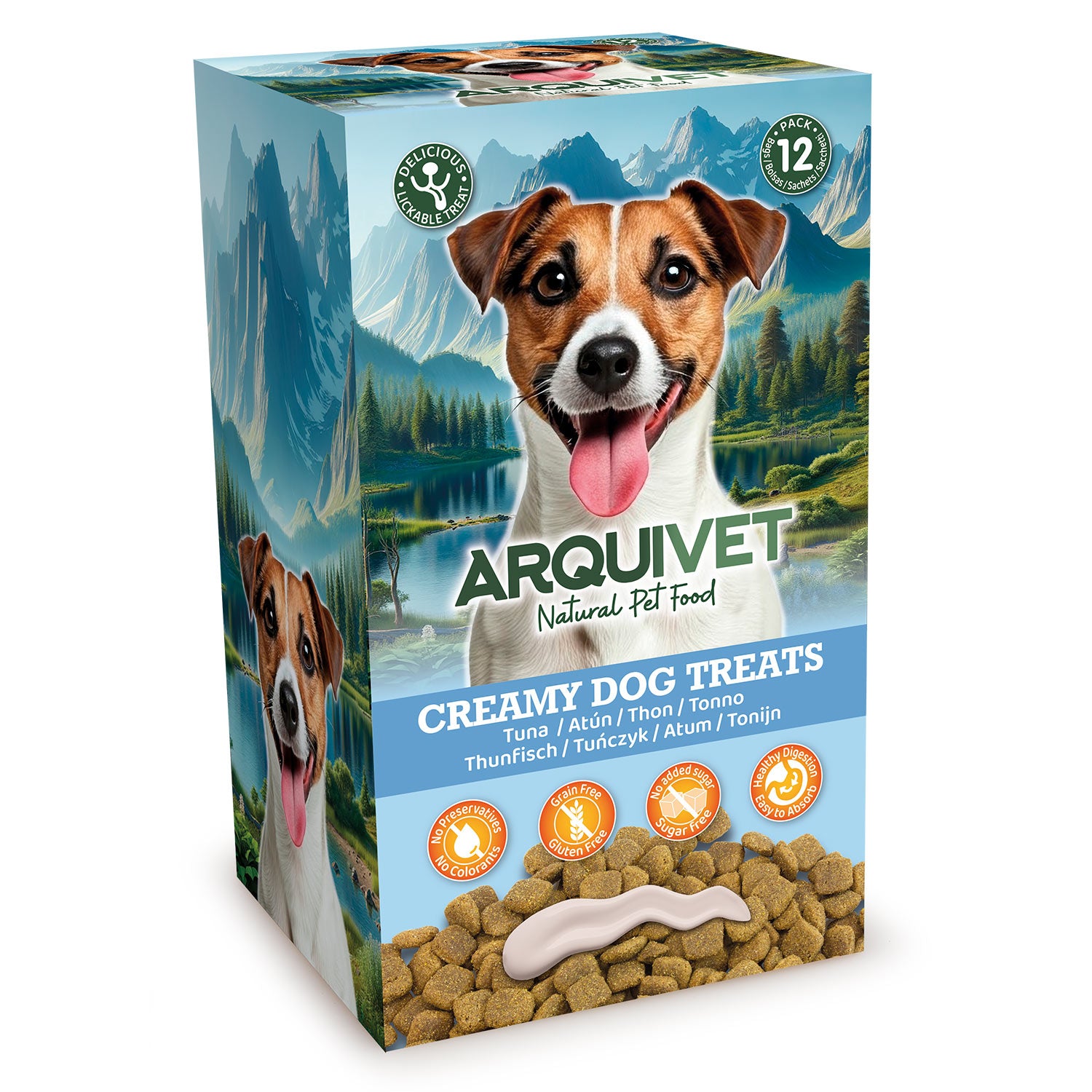 Creamy Dog Treats – Snacks cremosos para perro de Atún (5x15g)