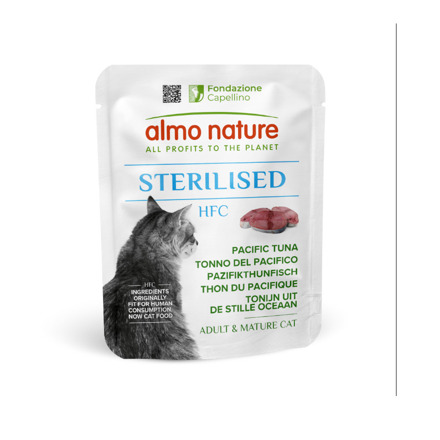 Almo Nature HFC Sterilised Atún del Pacífico sobre para gatos