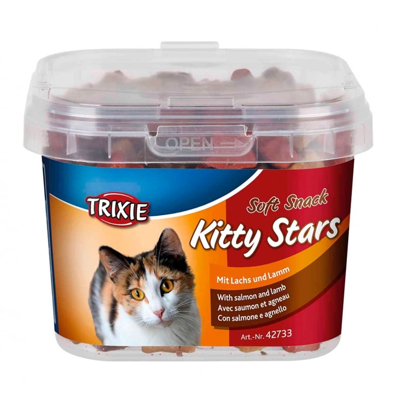 Snacks Kitty Star Salmón y Cordero 140gr