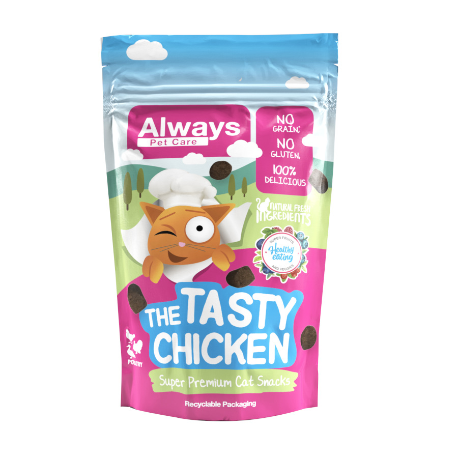 60 g Always The Tasty Chicken Bocaditos para gatos