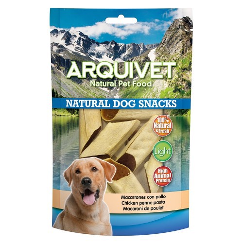 Macarrones Natural Dog Snacks Arquivet para perros sabor Pollo, , large image number null