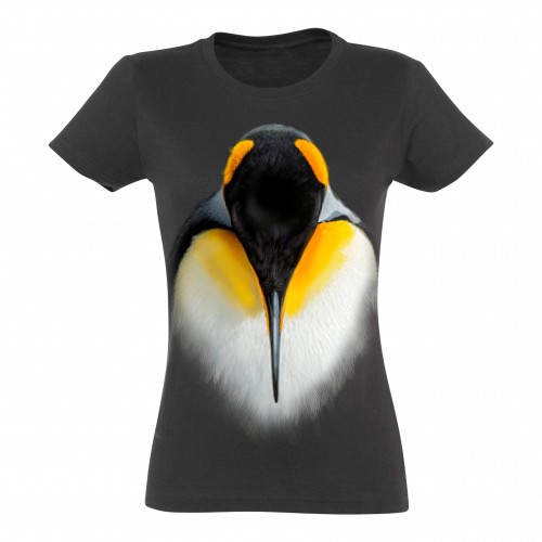 Camiseta Mujer Pingüino Real color Gris, , large image number null