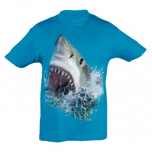 Camiseta para niños Ralf Nature tiburón color azul, , large image number null