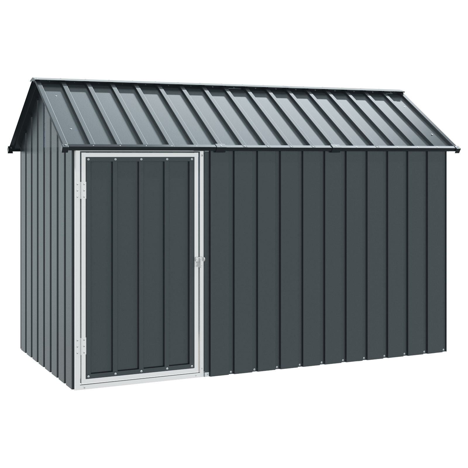 vidaXL Aviario de acero gris antracita 310x215x247 cm