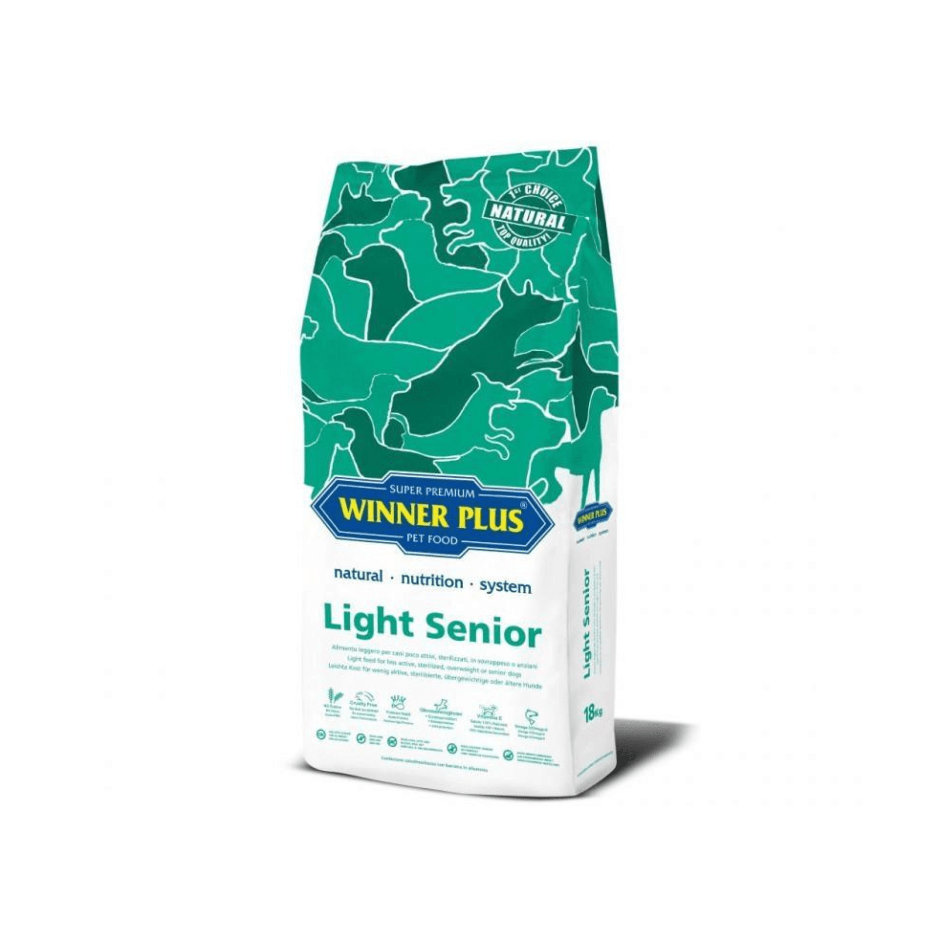 Winner Plus Pienso Monoproteico Light Para Perros Senior – 18 Kg