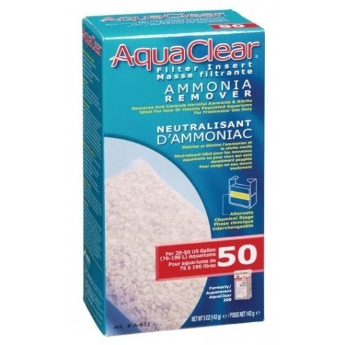 Fluval Eliminador de amonio AquaClear Zeolita 50