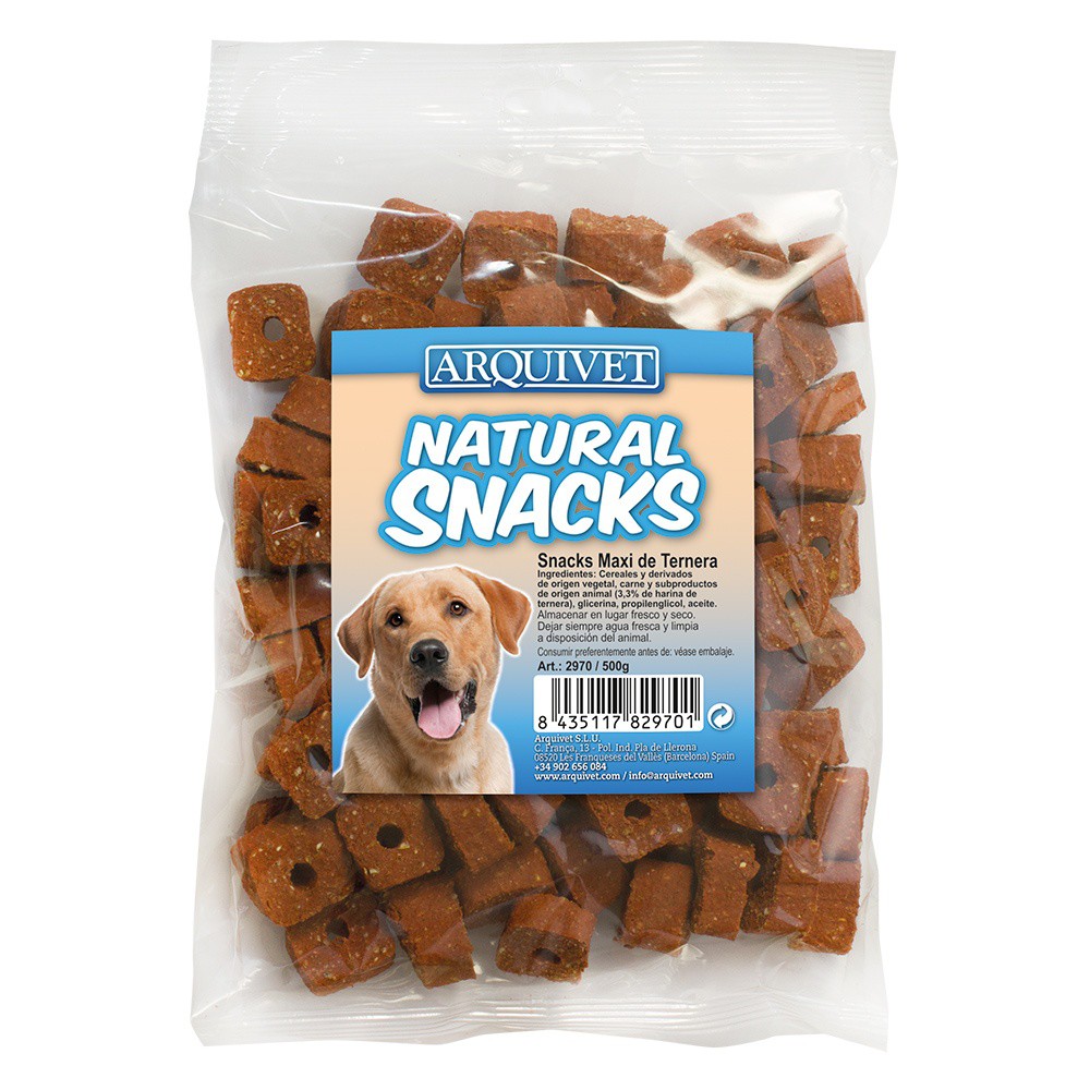 Snacks maxi Arquivet para perros sabor Ternera, , large image number null