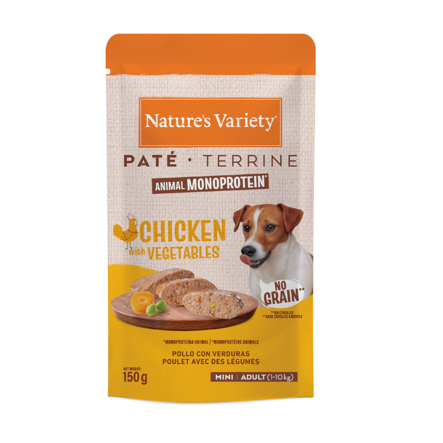 24 sobres x 150 g Nature’s Variety Original Mini Adult pollo sobre para perros ¡Pack ahorro!