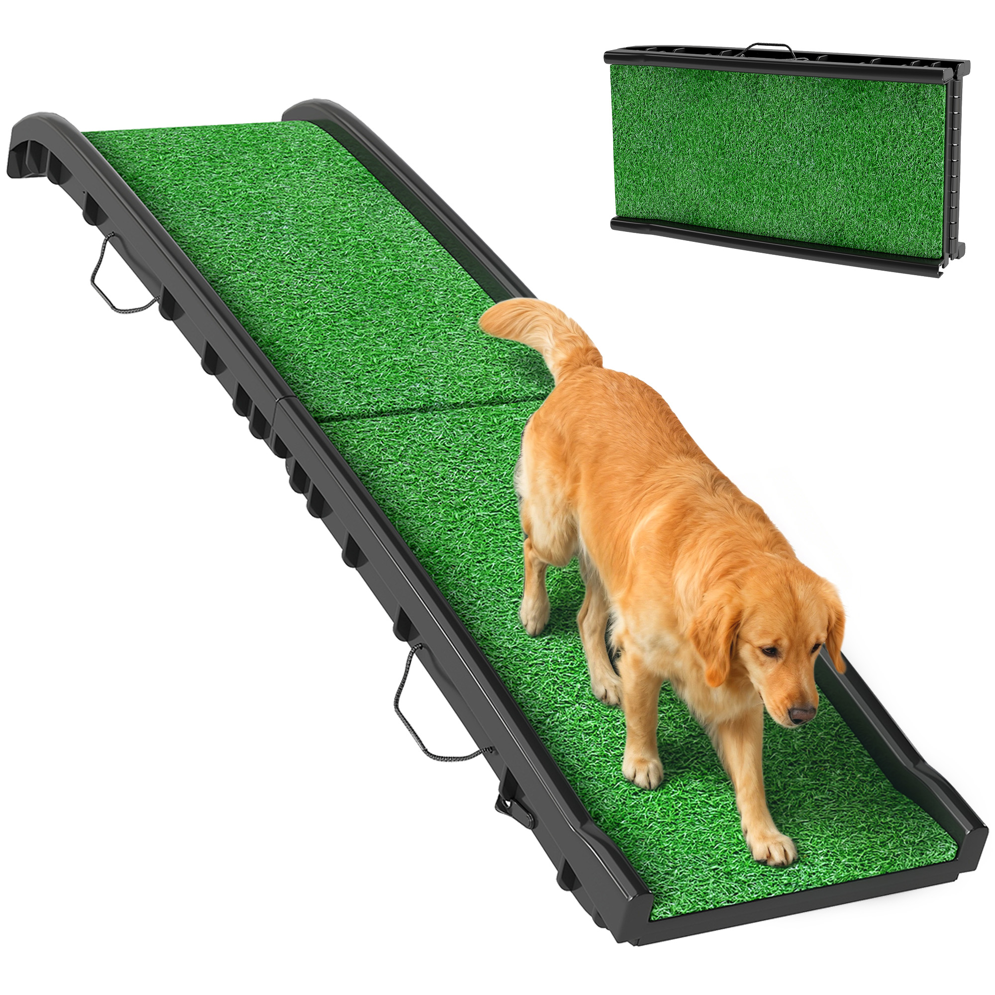 PawHut Rampa para Perros Verde