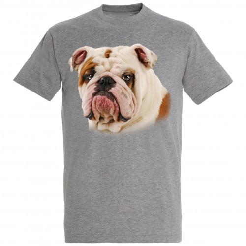 Camiseta Bulldog Inglés color Gris, , large image number null