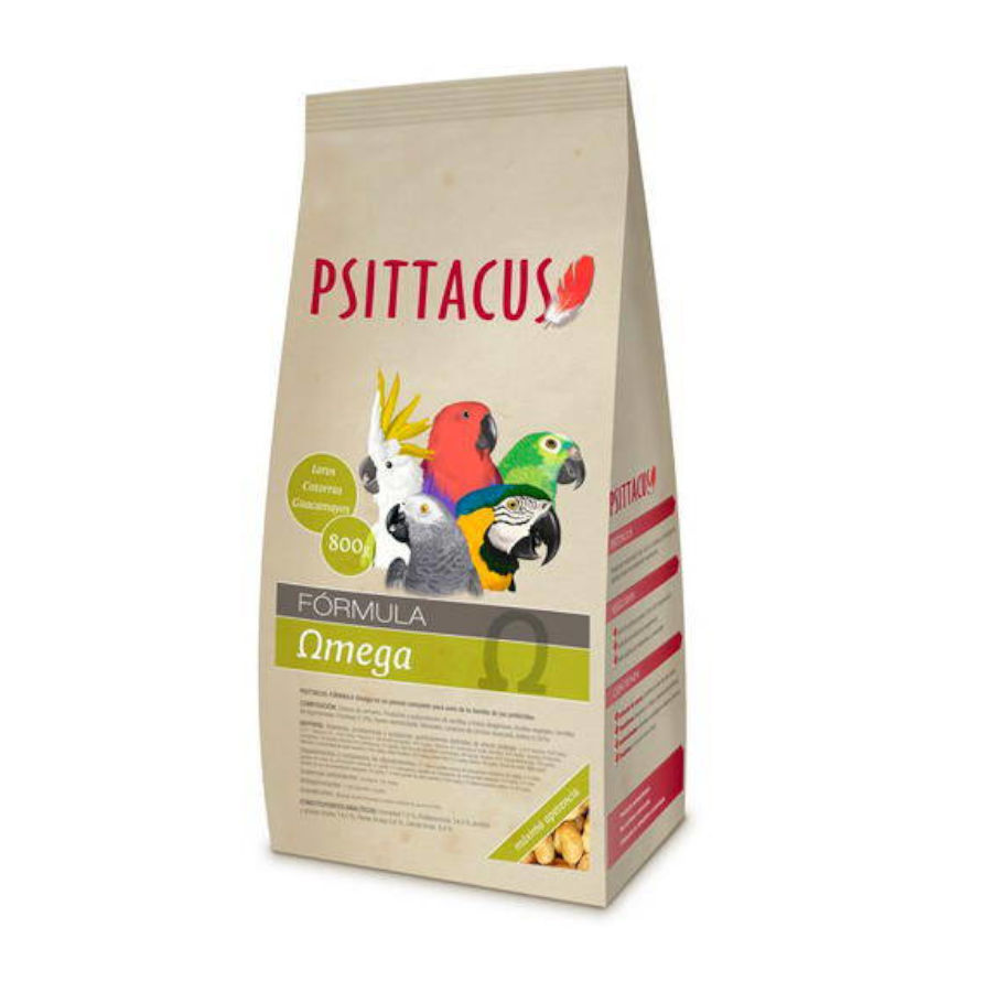 3 KG Psittacus Omega comida para pájaros psitácidos
